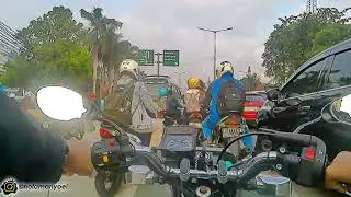 Pure Sound Yamaha RX S 115 Two Stroke | Morning Ride JAKARTA CITY Traffic Jam