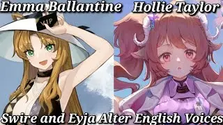 Swire & Eyja Alter English Voices! ALL Voicelines! (E2 + Max Trust) | Arknights