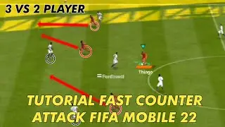 TUTORIAL COUNTER ATTACK FIFA MOBILE 22 | TUTORIAL FIFA MOBILE | FIFA MOBILE 22