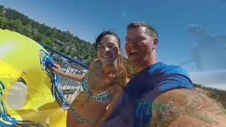 Ecomonthly having Summer Fun at Waterworks Park water park. Please share like & follow us