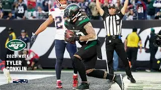 Tyler Conklin Best Plays From 2-TD Game | Week 8 | The New York Jets | NFL