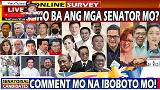 Kalye Senatorial Survey Livestream 04  Halalan 2022 SINOsino ba SENADOR MO?
