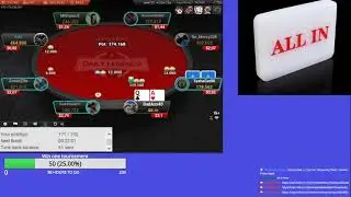 Party Poker Rigged Bubble allin AQ vs AJ