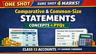 Comparative & Common-Size Statements |4 Marks | Concepts + PYQs | Class 12 Accounts | Gaurav Chauhan