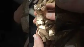 Cleaning Bronze Bear 🐻