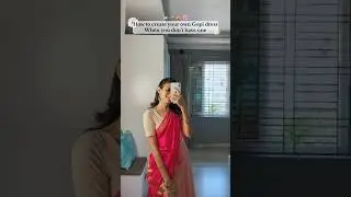 How to create your own Gopi dress | #ytshorts #yt #shortsfeed #shortsviral #shorts #shortsyoutube