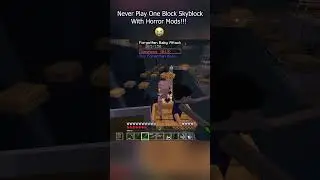 ALL Horror MODS In One Block Minecraft Is A Total Disaster #minecrafthorror