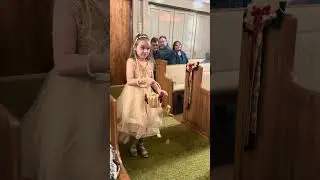 Gage and Ally&rsquo;s wedding. Flower girl ❤️