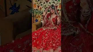 Rajasthani bridal Wedding Lehenga Look❤️❤️🧿 #rajasthani #Lehenga #bridal #Wedding #redlehenga