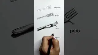 how to a draw fork 😳😳 #shorts #drawing #art #viralshorts #youtubeshorts