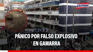 🔴🔵 La Victoria: Falso explosivo causó PÁNICO entre vendedores y compradores de Gamarra