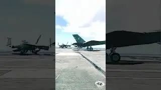 fighter plane hydraulic barrier to reduce speed, ingenious skills #shorts