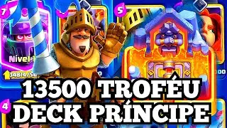 HOW TO GET 13500 TROPHY 🏆 NEW SEASON PRINCE AND MEGA KNIGHT DECK
