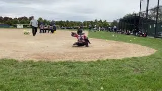 Isabella Marrero 2020 showcase catcher framing, throw downs 1st, 2nd and 3rd base
