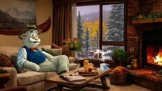A cozy living room space for winter - Oldies Playing in Another Room - Mr. Wooldies