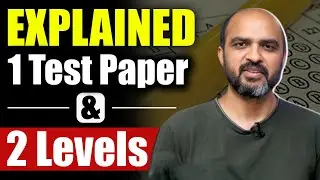 1 Test Paper & 2 Level Testing for NEET Aspirants!!! How? Explained in this video