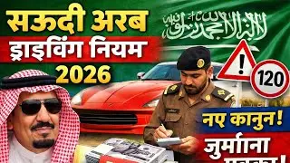 सऊदी अरब ड्राइविंग नियम 2026 | नए ट्रैफिक कानून जो जानना जरूरी है