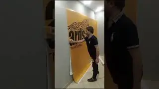 wall branding #vinyl #sticker pasting #office branding vinyl  sticker #designing #printing services