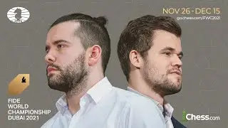 Championnat du Monde d'échecs - Carlsen vs Nepomniachtchi - Partie 8