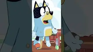 When uninvited guests show up to the BBQ... 🪲 #bluey #shorts