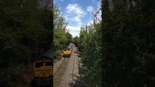 66 761 runs around train ready to propel tanks into Clitheroe Castle Cement works