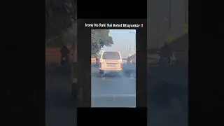 Pollution checking centre's vehicle🤣🤣