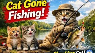 &ldquo;When a Cat Goes Fishing 🎣 | The Ultimate Cat Lifestyle Story&rdquo; #catlife #catfunny #catvideos #cat