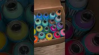 Unboxing: Bombing Science Dang Hiflow spray paint (huge order!)