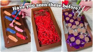 Colourful and shocking chocolate combos 🤓✨💖