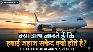 Do You Know Why are Airplanes Painted White in Hindi ?