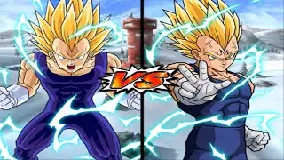 DBZ Budokai Tenkaichi 3  SSJ2 Vegeta VS Majin Vegeta