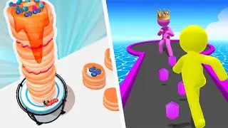 Giant Rush Vs Pancake Run - SpeedRun Gameplay Android, iOS #264
