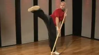 Bo Staff Techniques: Pressing Block & Side Kick Combo
