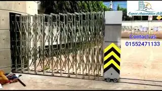 Automatic Collapsible Gate for Home & Office | Expert Automation BD