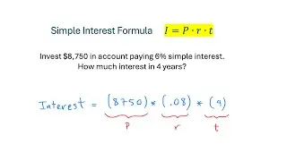 Simple Interest Formula
