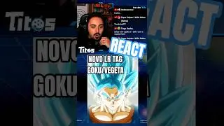 REACT &Aacute;S ANIMA&Ccedil;&Otilde;ES do NOVO LR Tag Blue Goku/Vegeta! - DBZ DOKKAN BATTLE (Portugu&ecirc;s)