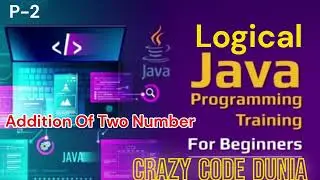 Addition of two number using Java |  Add Two Numbers (User Input) |Logical Program Practice