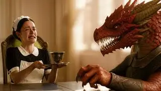 Dragon emperor shockingly saw the Bruises on the Human maid Immediately Summoned The Alien fleet.HFY