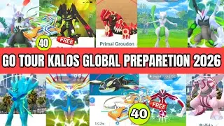 40 + FREE PASSES POKEMON GO TOUR KALOS GLOBAL PREPARETION GUIDE HINDI VIDEO BY OGSHENTOGO POKEMONGO.