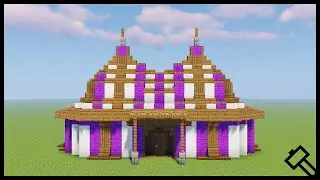 Minecraft: How to build a Tent/Enchanting room [ Tutorial ]