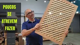 Poucos marceneiros se atrevem fazer Treliça em móveis
