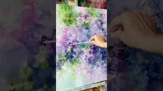 Painting an Impressionist Floral Garden in Acrylics