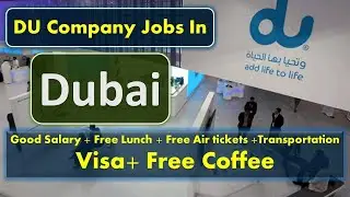 DU Telecom Group Jobs In Dubai With Visa 2024 #dubaijobs #jobsindubaionvisitvisa