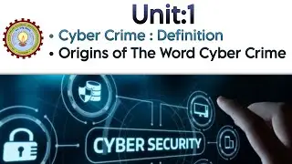 cyber crime definition|Origins of The Word cyber Crime|B.tech all branches|#share #aktu #subscribe