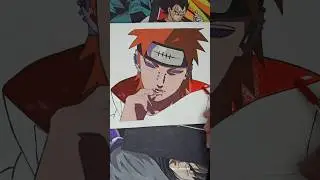 Drawing Pain || Naruto Shippuden || #shorts #satisfying #viral #art