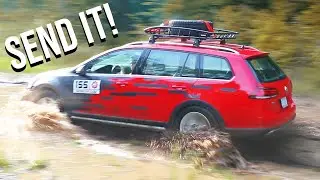 Trying to get our Alltrack as dirty as Possible / Alpine VAG Fair
