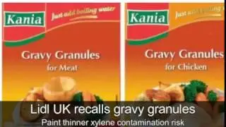 Lidl recall: Kania Gravy Granules paint thinner alert