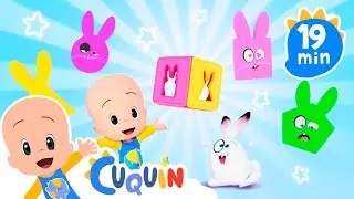 Cuquin&rsquo;s Magic Color Cube &ndash; Learn the Shapes | Cleo & Cuquin Educational Videos for Children