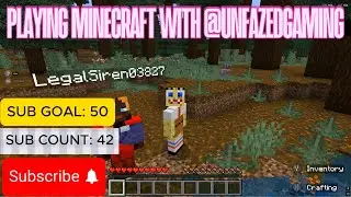 Starting me and Austin's Minecraft World!!!!!!!!!! (ep. 1)