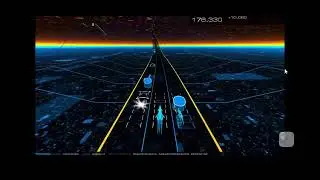 Audiosurf 2 Ep. 3576: Stan Chetverikov - Malachite. 310K score. Mono Turbo.